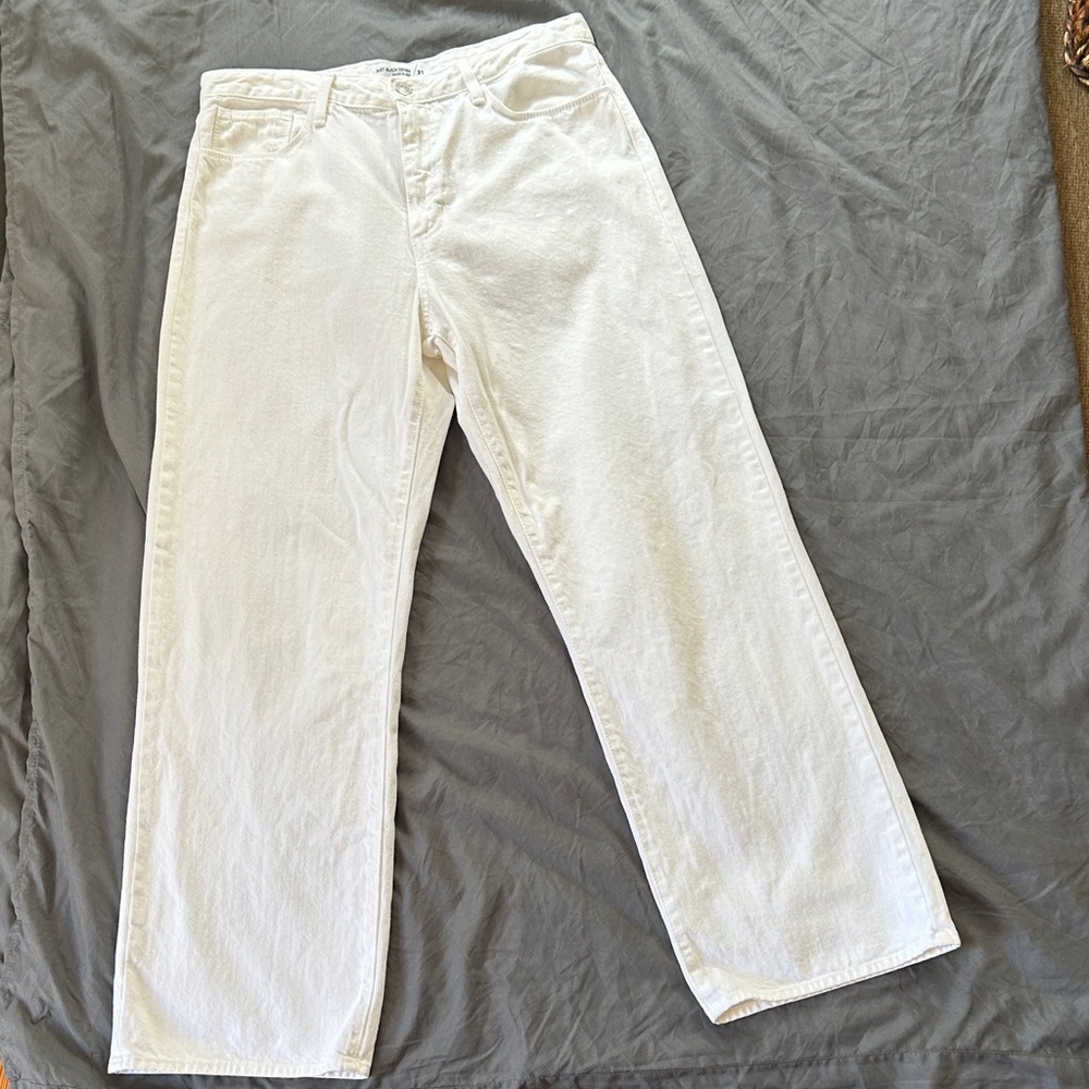 Just Black Denim Wide Leg Jeans made in USA.